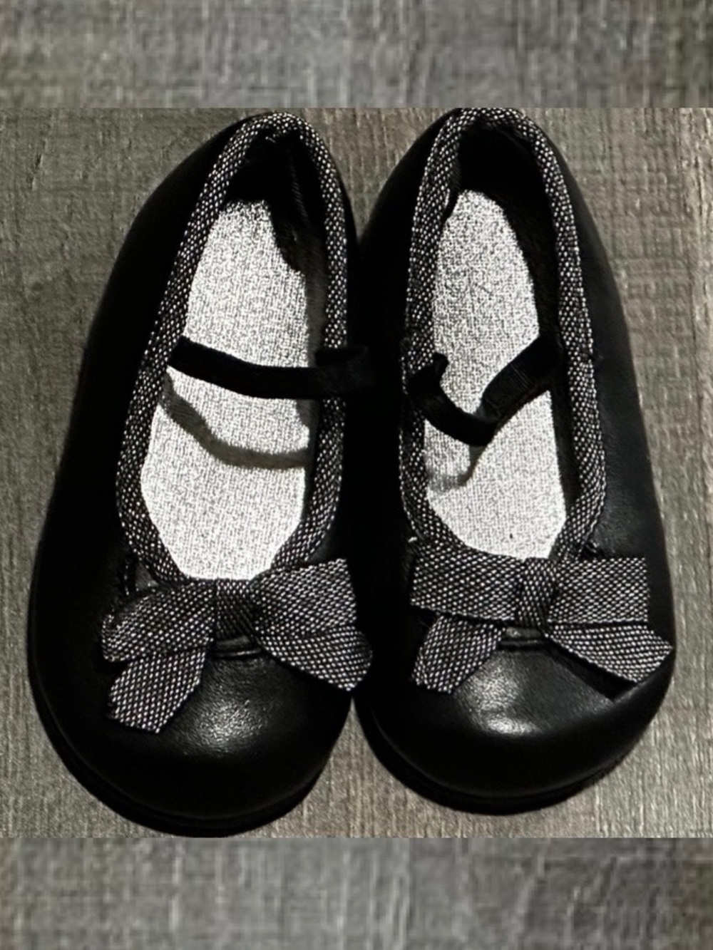 💞 New Baby & Toddler Girl Size 4 Black Dress Shoes